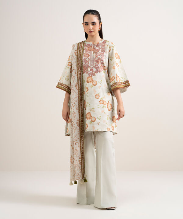3 Piece - Embroidered Lawn Suit