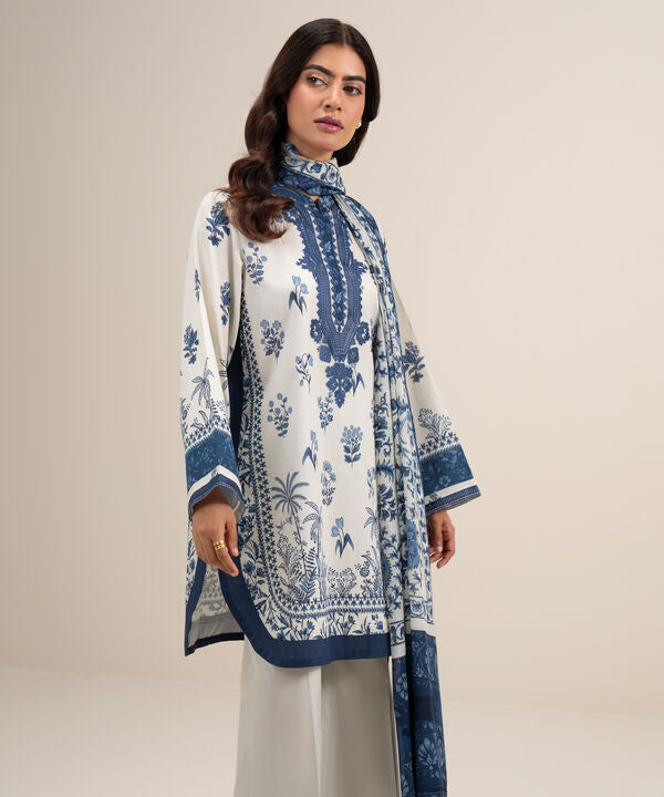 3 Piece - Embroidered Lawn Suit
