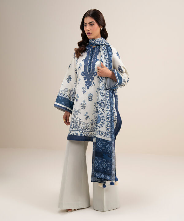 3 Piece - Embroidered Lawn Suit