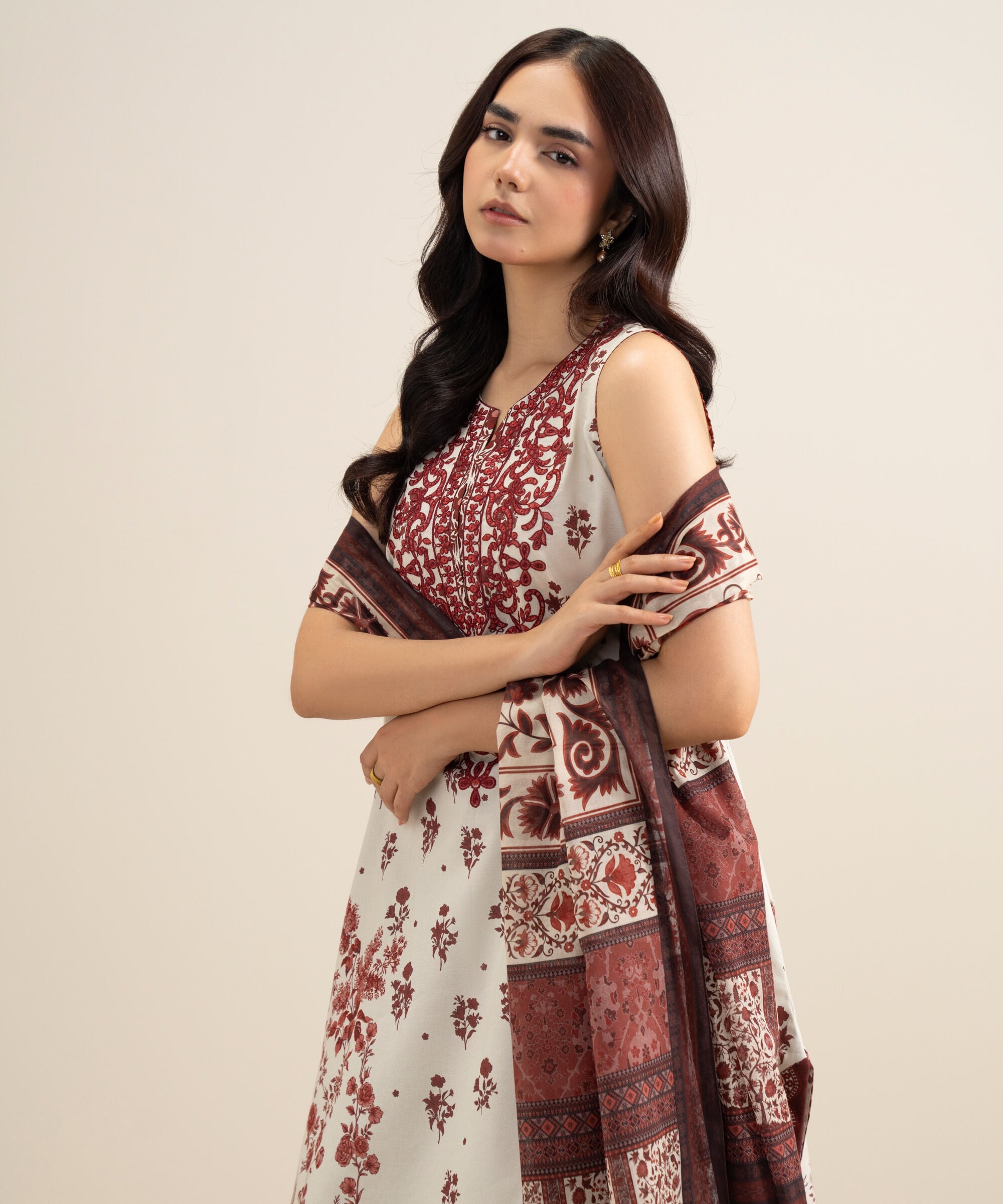 3 Piece - Embroidered Lawn Suit