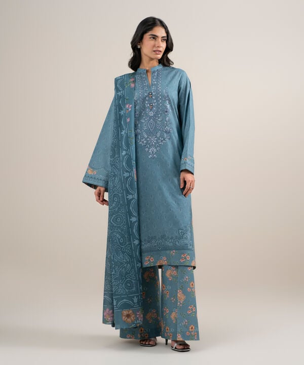 3 Piece - Embroidered Lawn Suit