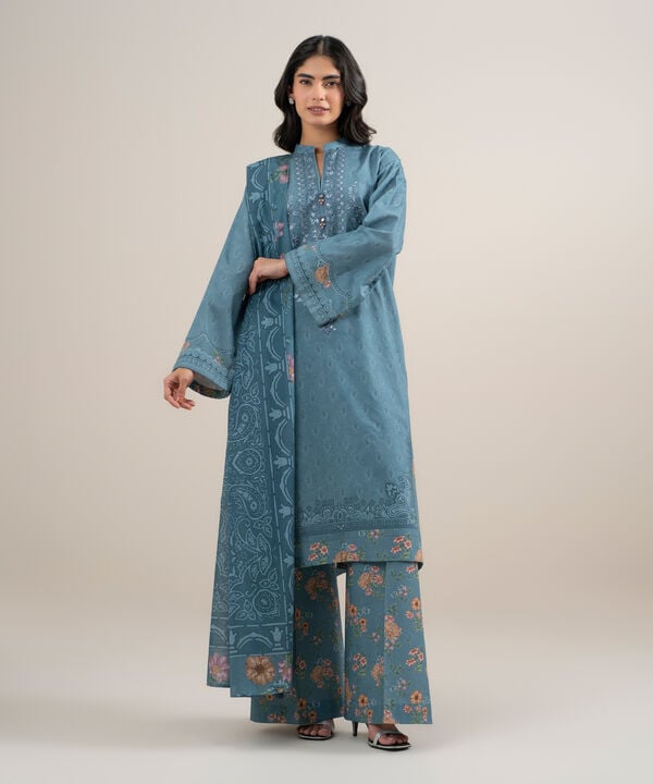 3 Piece - Embroidered Lawn Suit