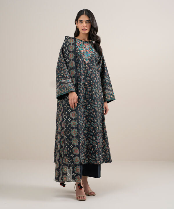 3 Piece - Embroidered Lawn Suit