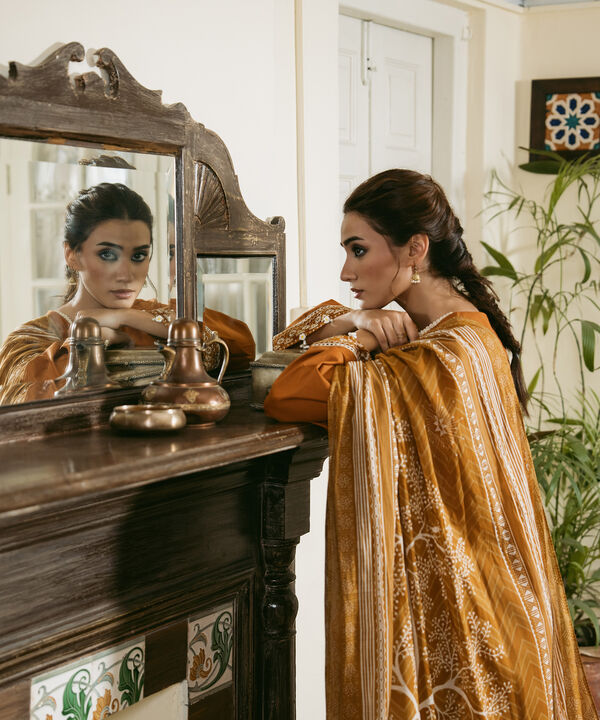 3 Piece - Embroidered Cotton Suit