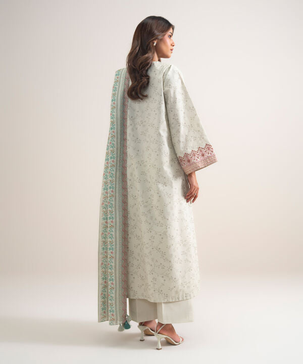 3 Piece - Embroidered Lawn Suit