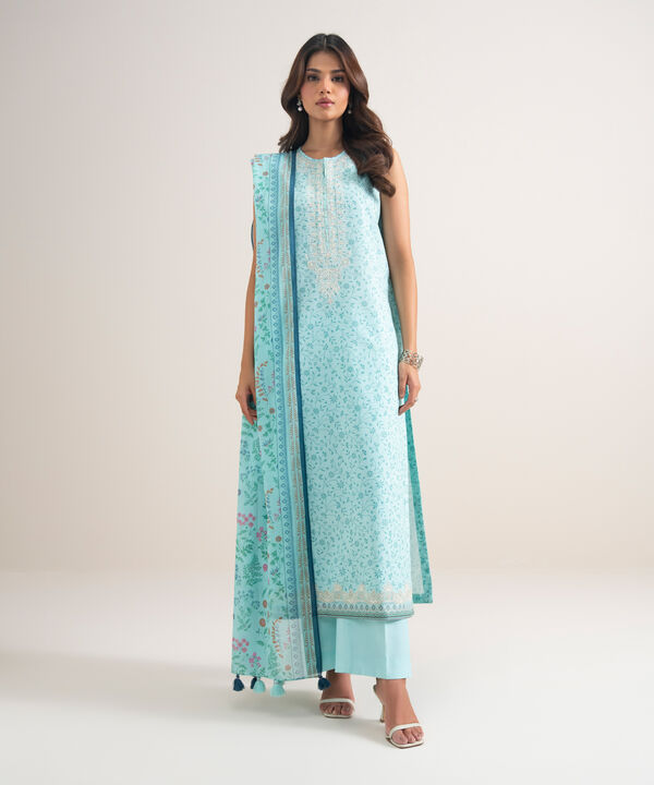 3 Piece - Embroidered Lawn Suit
