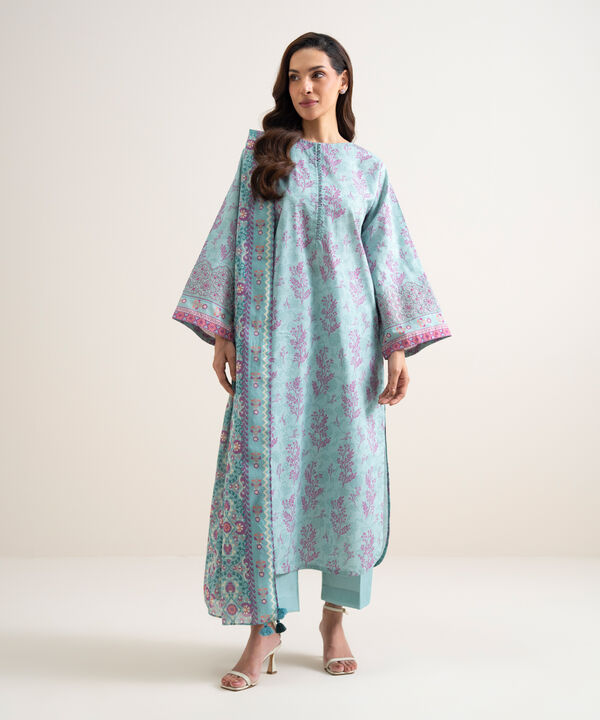 3 Piece - Embroidered Lawn Suit
