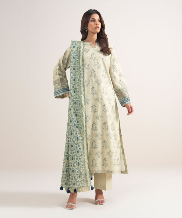 3 Piece - Embroidered Lawn Suit