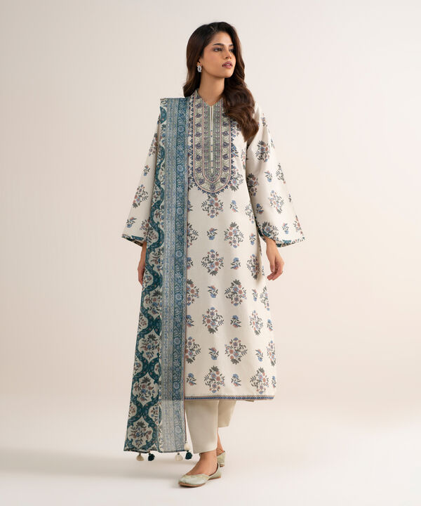 3 Piece - Embroidered Lawn Suit
