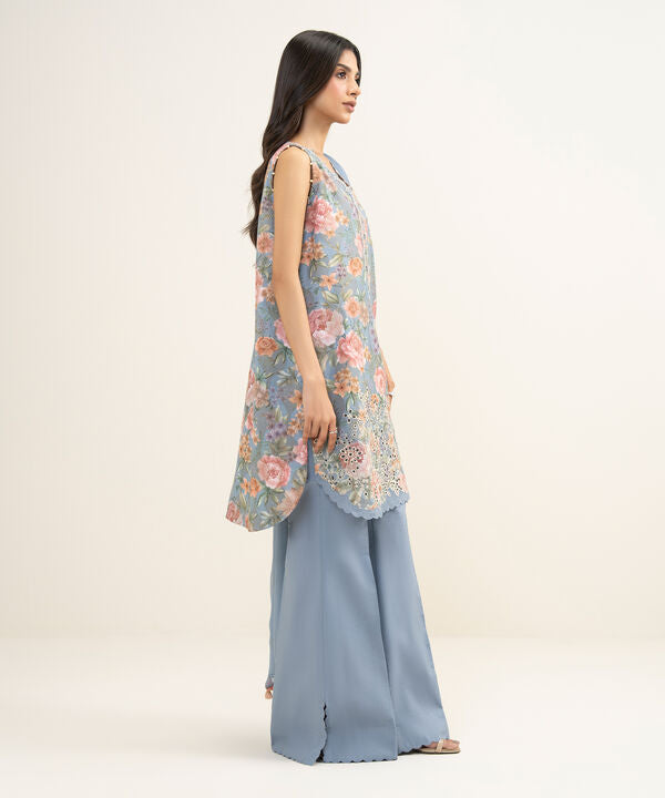 3 Piece - Embroidered Jacquard Suit