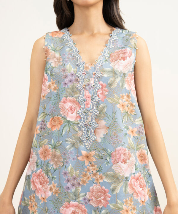 3 Piece - Embroidered Jacquard Suit