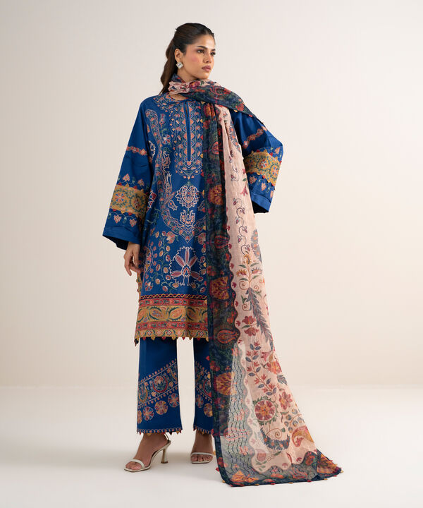 3 Piece - Embroidered Lawn Suit