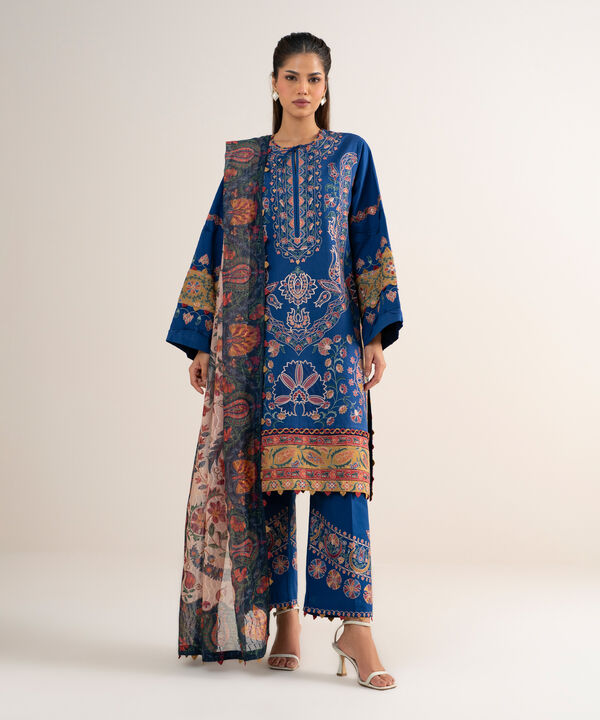 3 Piece - Embroidered Lawn Suit