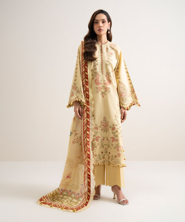 3 Piece - Embroidered Lawn Suit