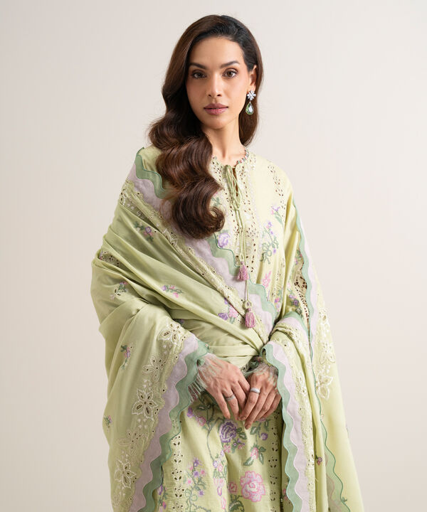3 Piece - Embroidered Lawn Suit