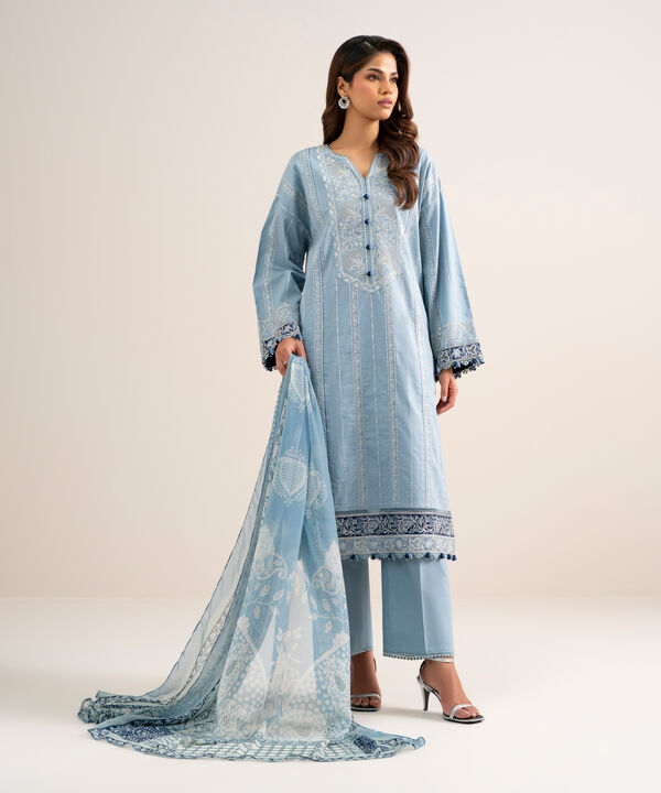 3 Piece - Embroidered Lawn Suit