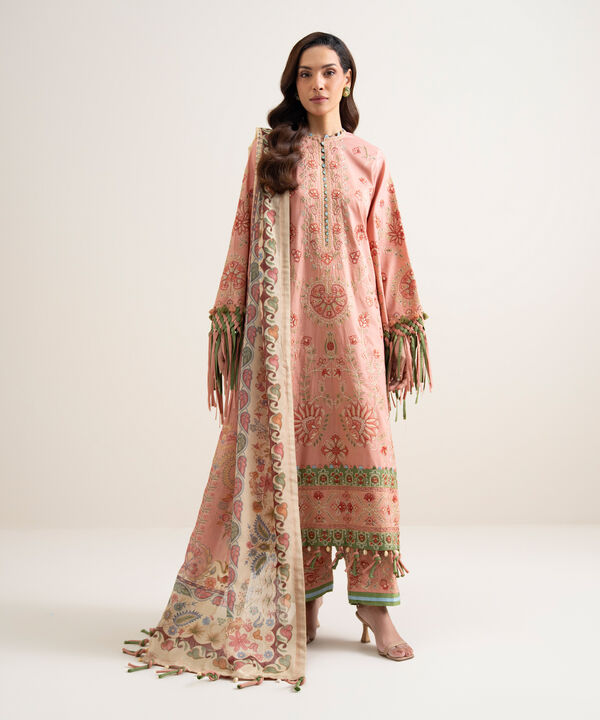 3 Piece - Embroidered Lawn Suit
