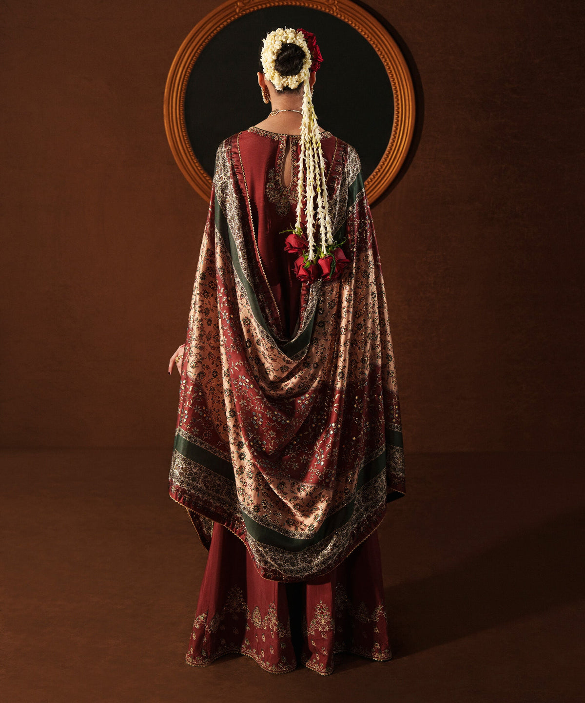 3 Piece - Embroidered Raw Silk Suit 3PELXS26V736