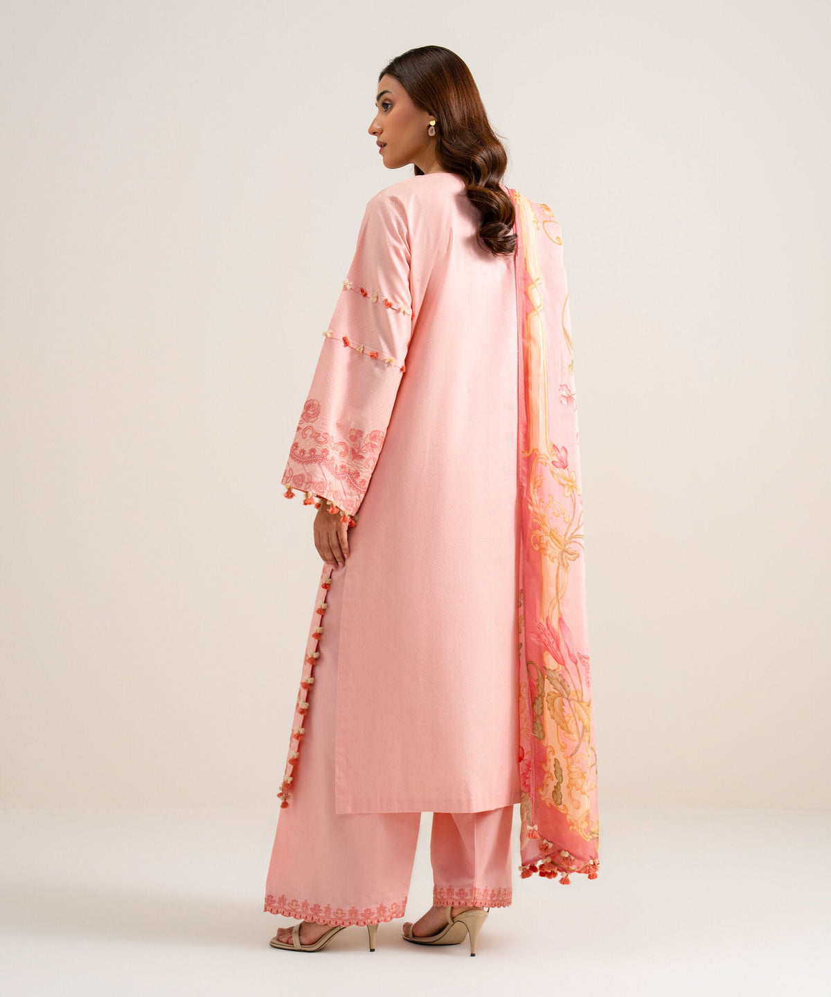 3 Piece - Embroidered Dobby Suit 3PELXS26V818