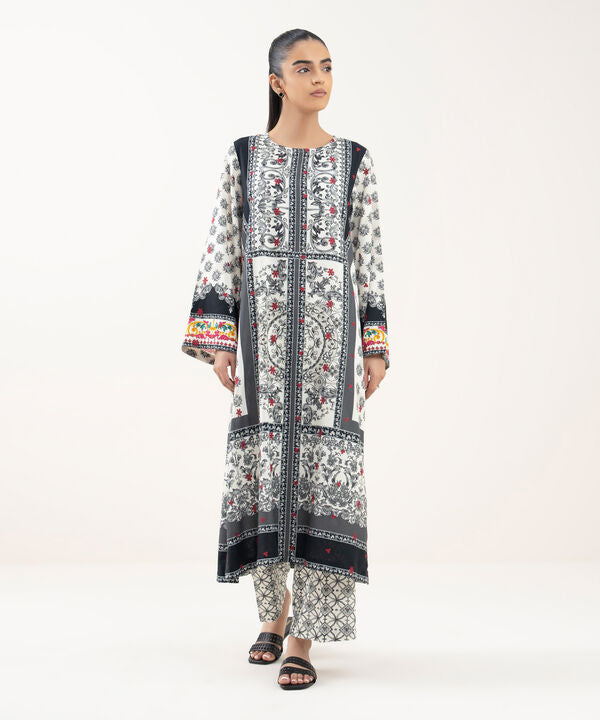 Embroidered Cotton Viscose Shirt