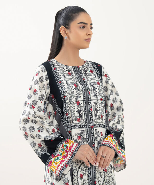 Embroidered Cotton Viscose Shirt