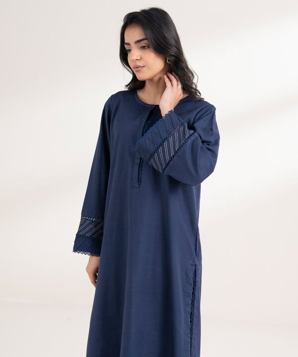 Embroidered Khaddar Shirt