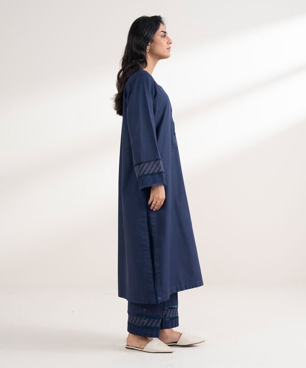 Embroidered Khaddar Shirt