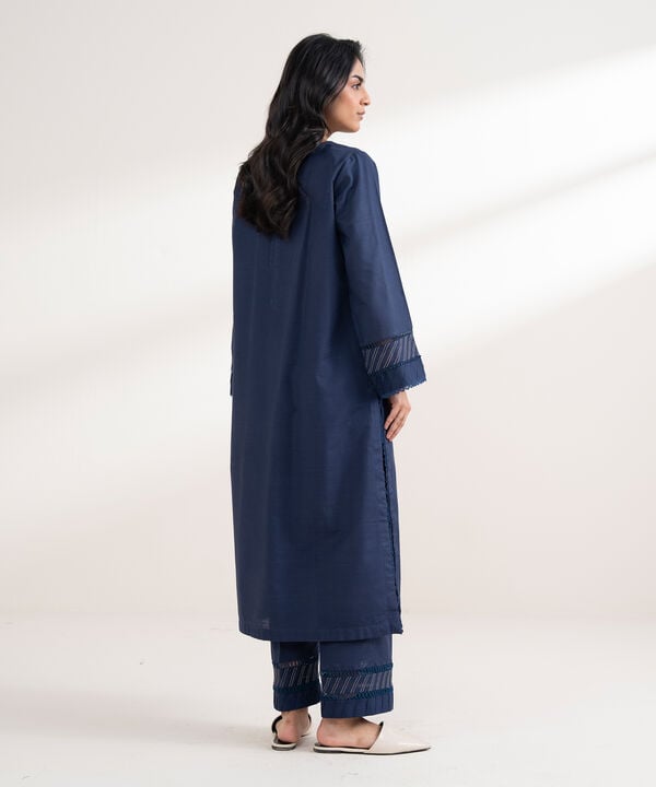 Embroidered Khaddar Shirt