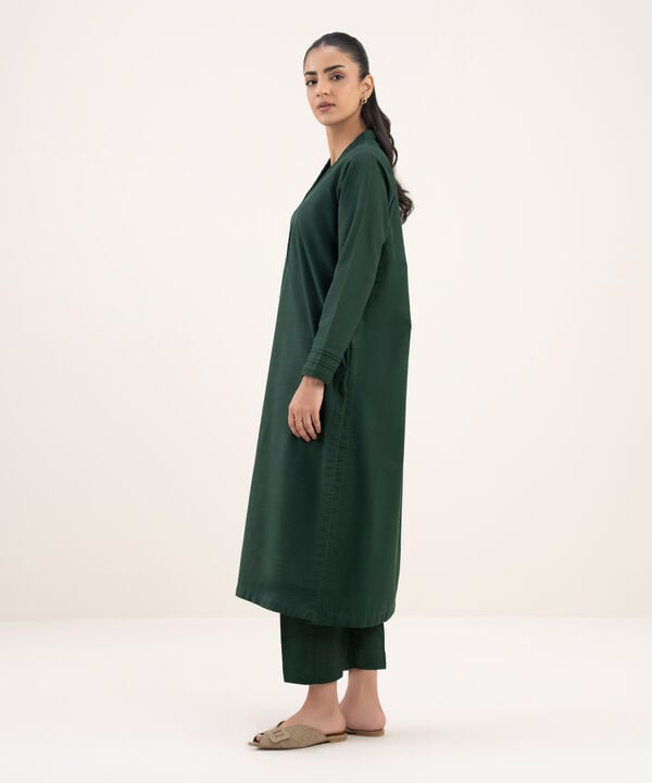 Solid Khaddar Shirt
