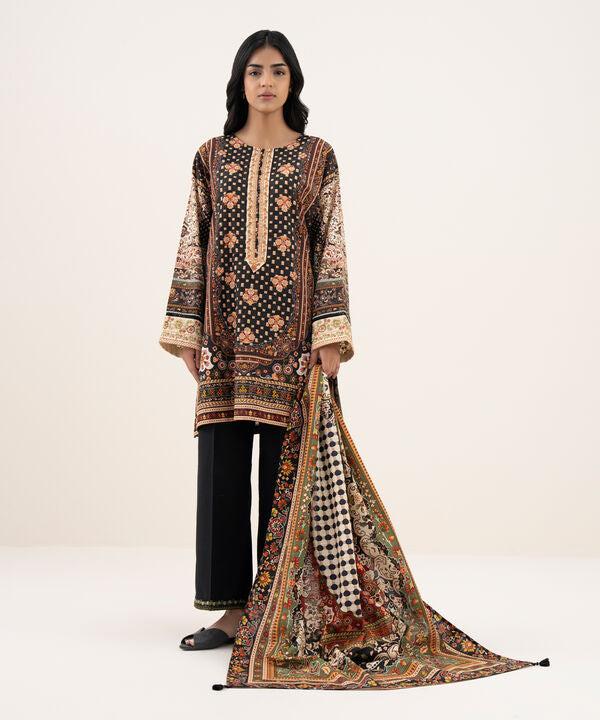 Printed Khaddar Dupatta