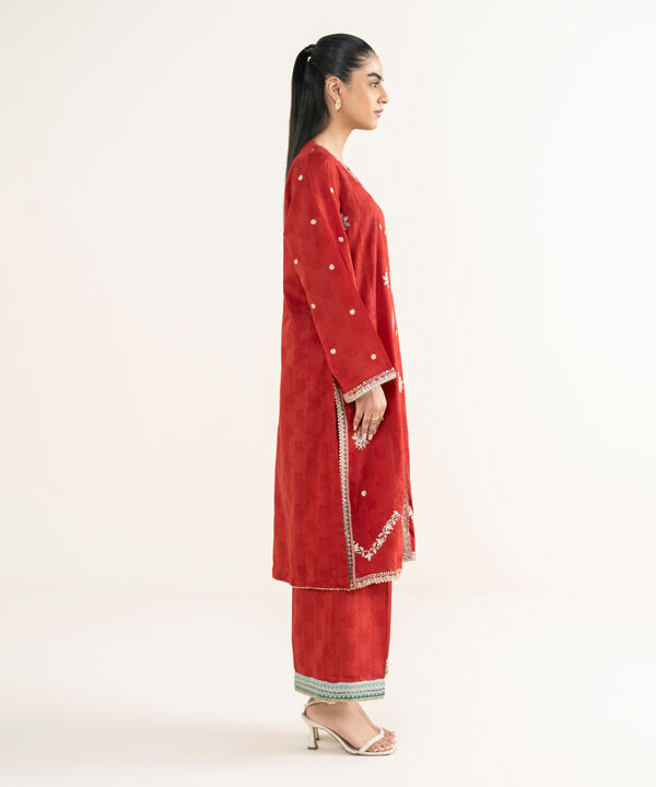Embroidered Jacquard Shirt