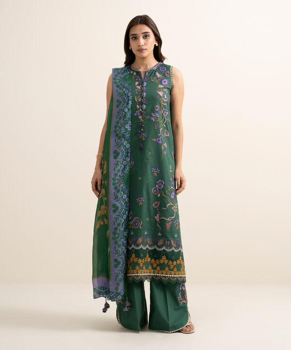 3 Piece - Embroidered Lawn Suit