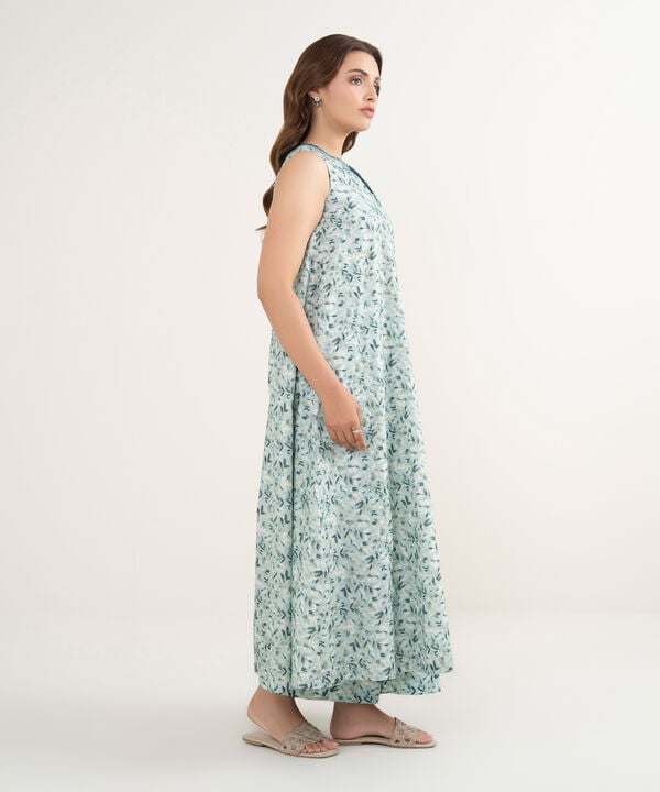 3 Piece - Embroidered Zari Lawn Suit