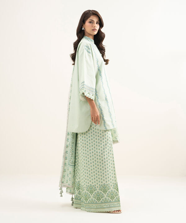 3 Piece - Embroidered Lawn Suit
