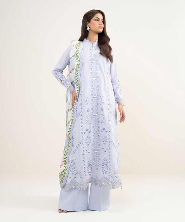 3 Piece - Embroidered Lawn Suit