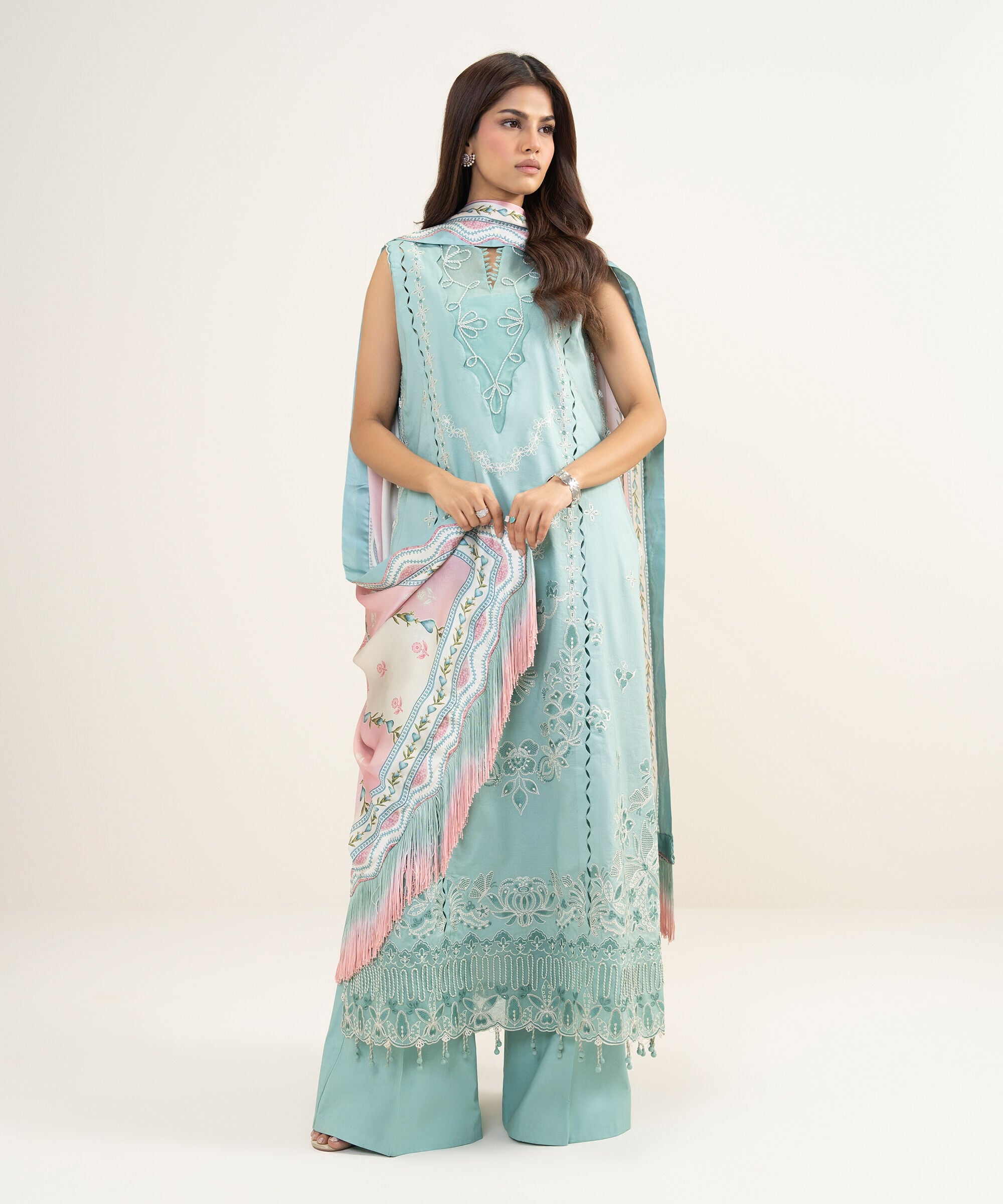 3 Piece - Embroidered Lawn Suit