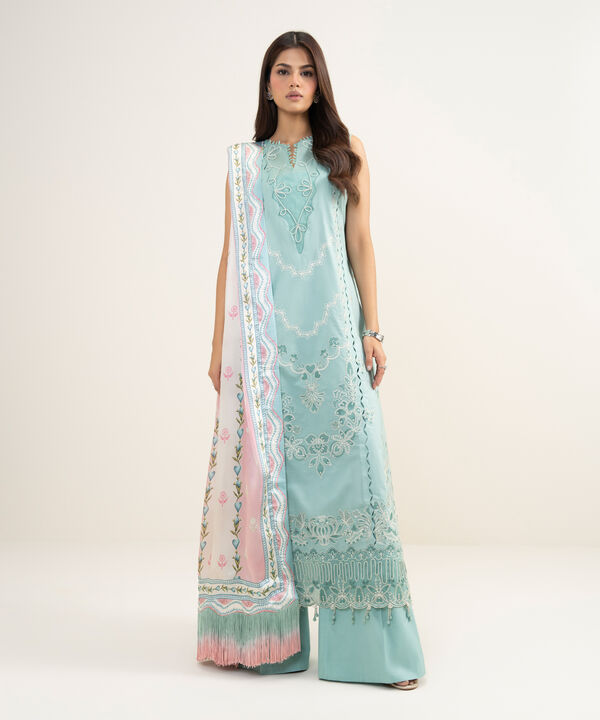 3 Piece - Embroidered Lawn Suit