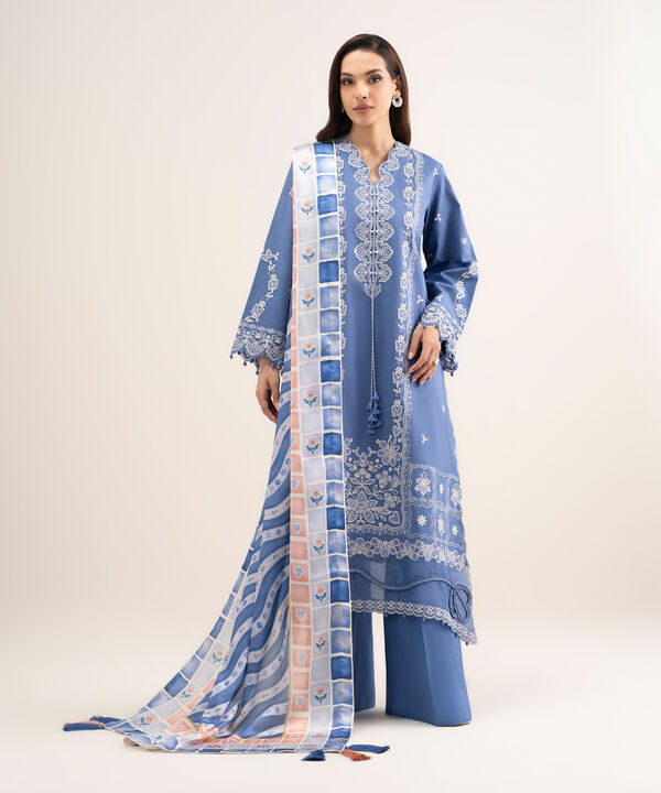 3 Piece - Embroidered Lawn Suit