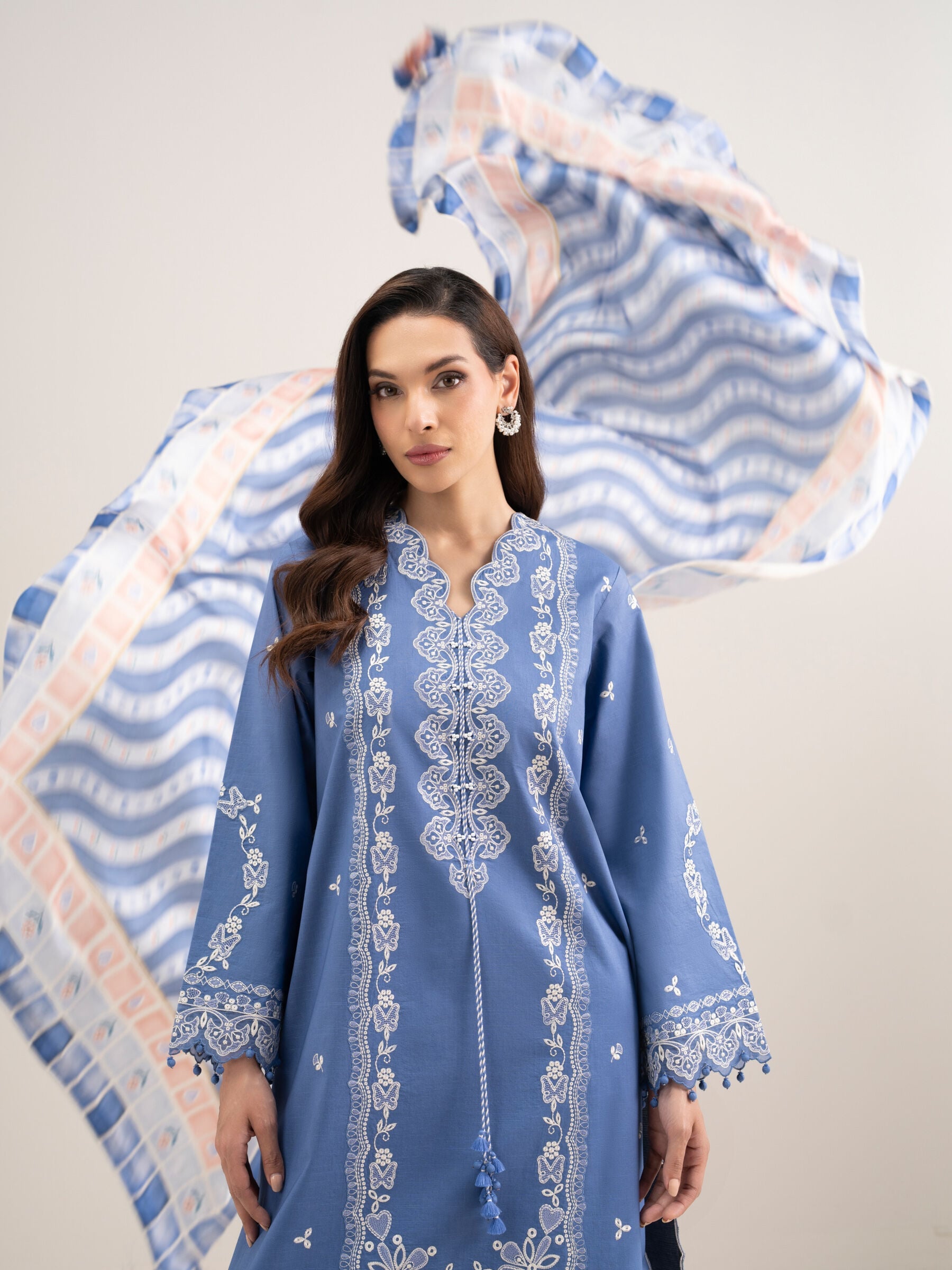 3 Piece - Embroidered Lawn Suit
