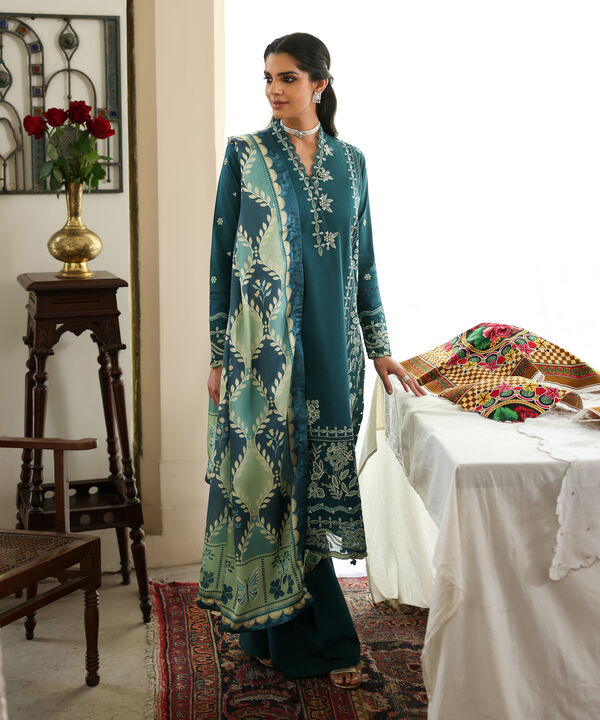 3 Piece - Embroidered Lawn Suit
