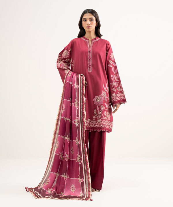 3 Piece - Embroidered Lawn Suit