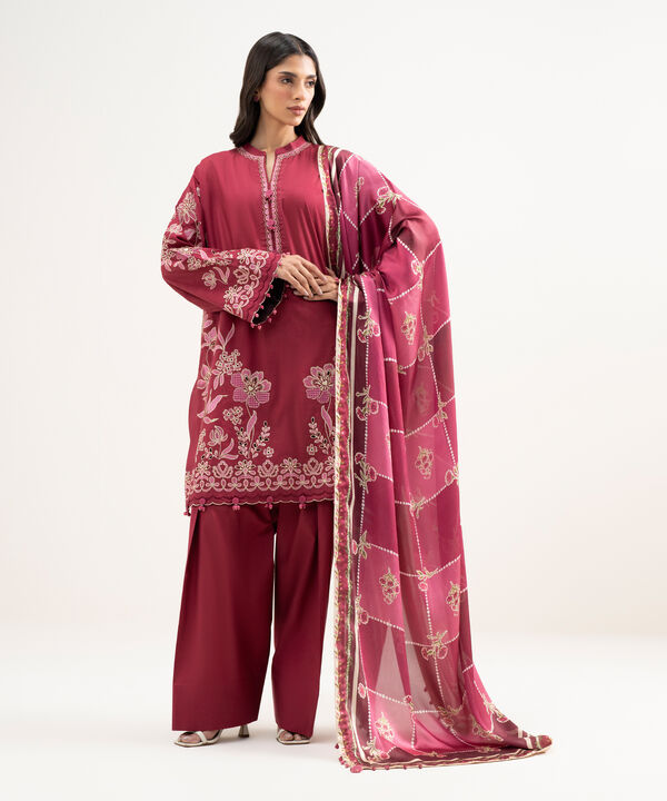 3 Piece - Embroidered Lawn Suit