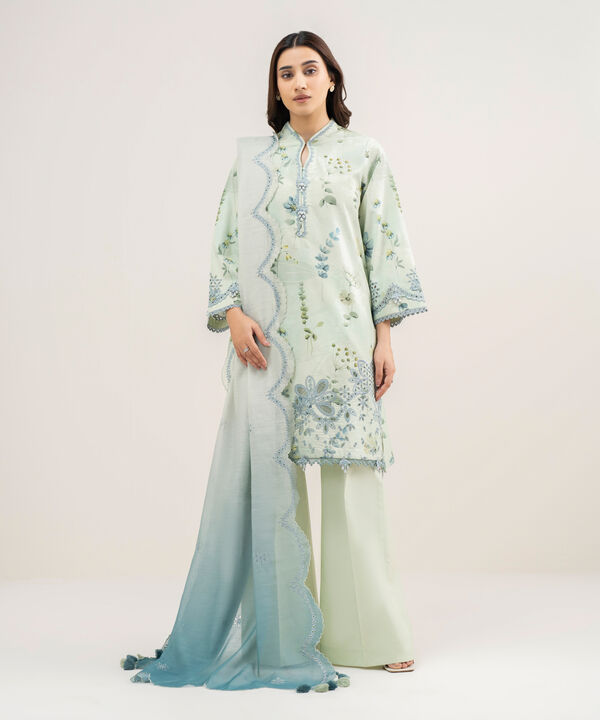3 Piece - Embroidered Lawn Suit