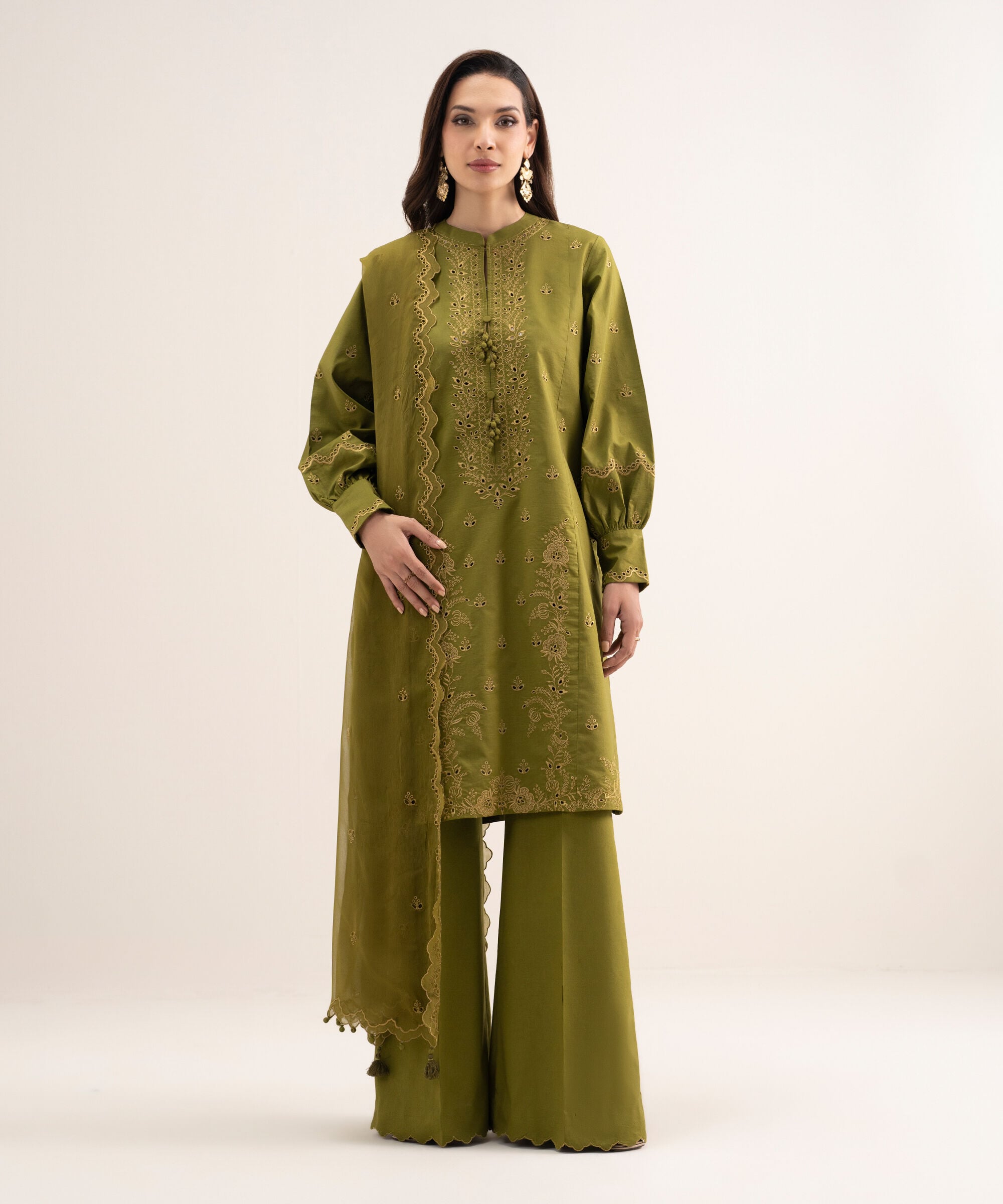 3 Piece - Embroidered Lawn Suit