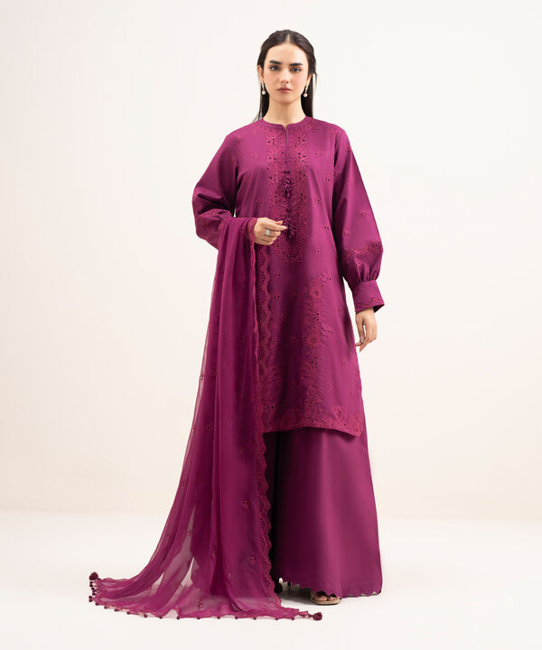 3 Piece - Embroidered Lawn Suit