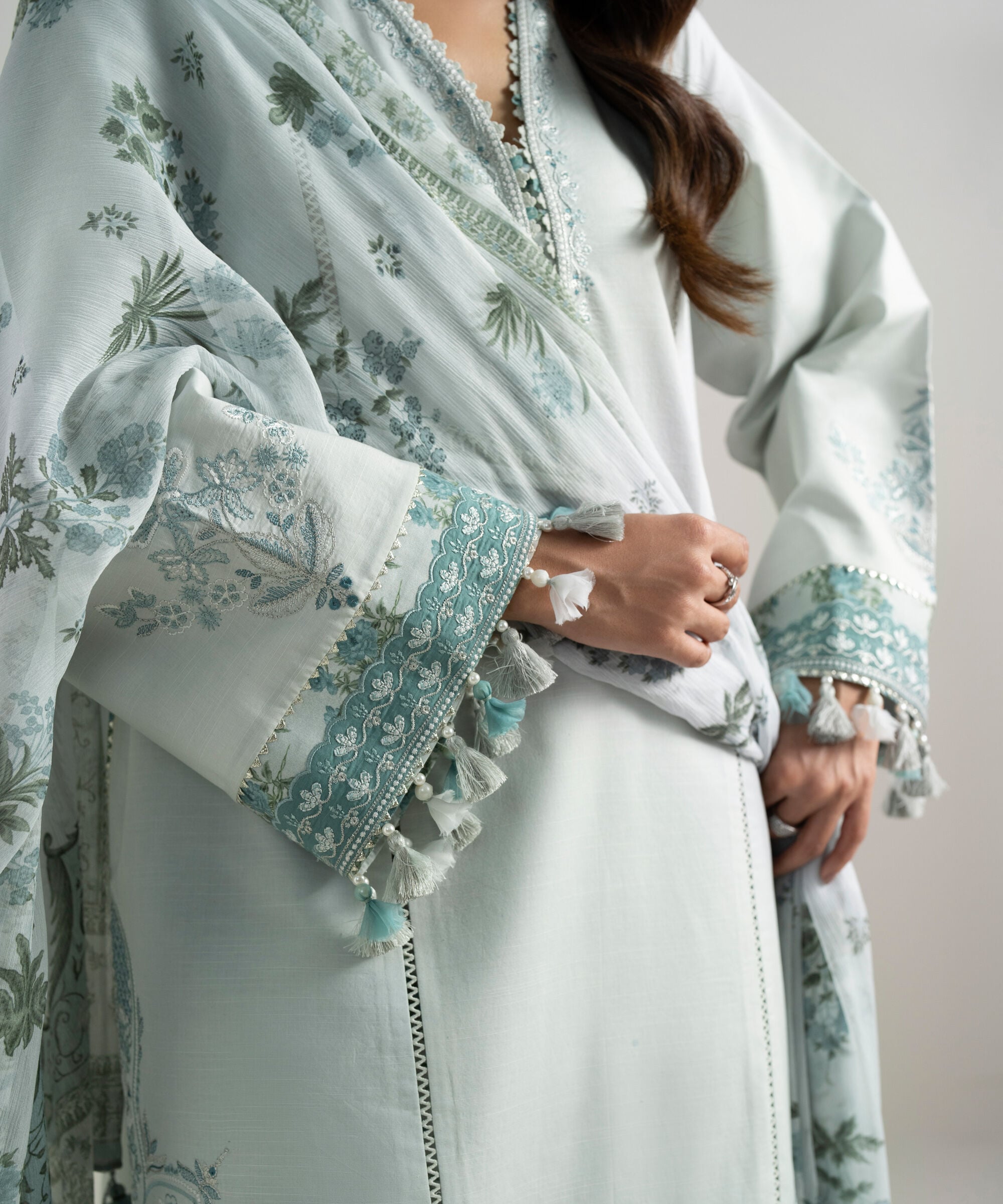 3 Piece - Embroidered Lawn Suit