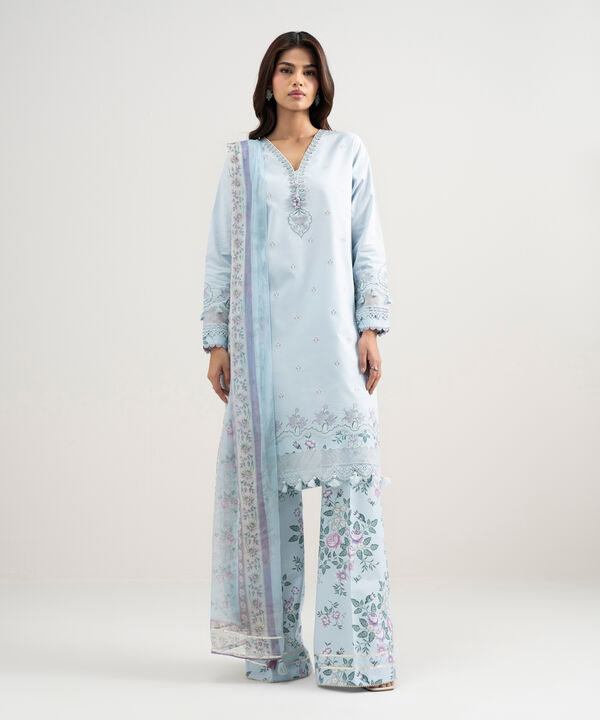3 Piece - Embroidered Lawn Suit
