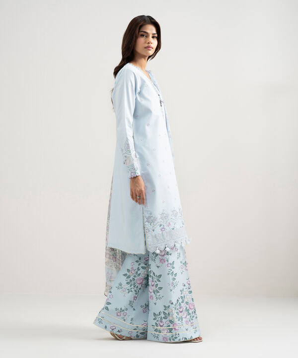 3 Piece - Embroidered Lawn Suit