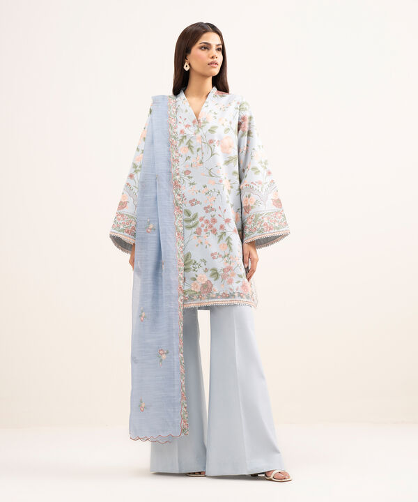 3 Piece - Embroidered Lawn Suit