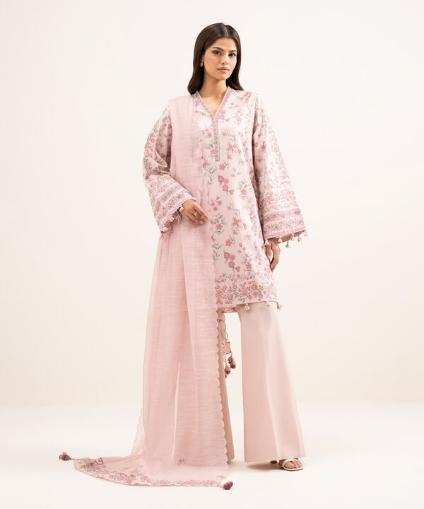 3 Piece - Embroidered Lawn Suit